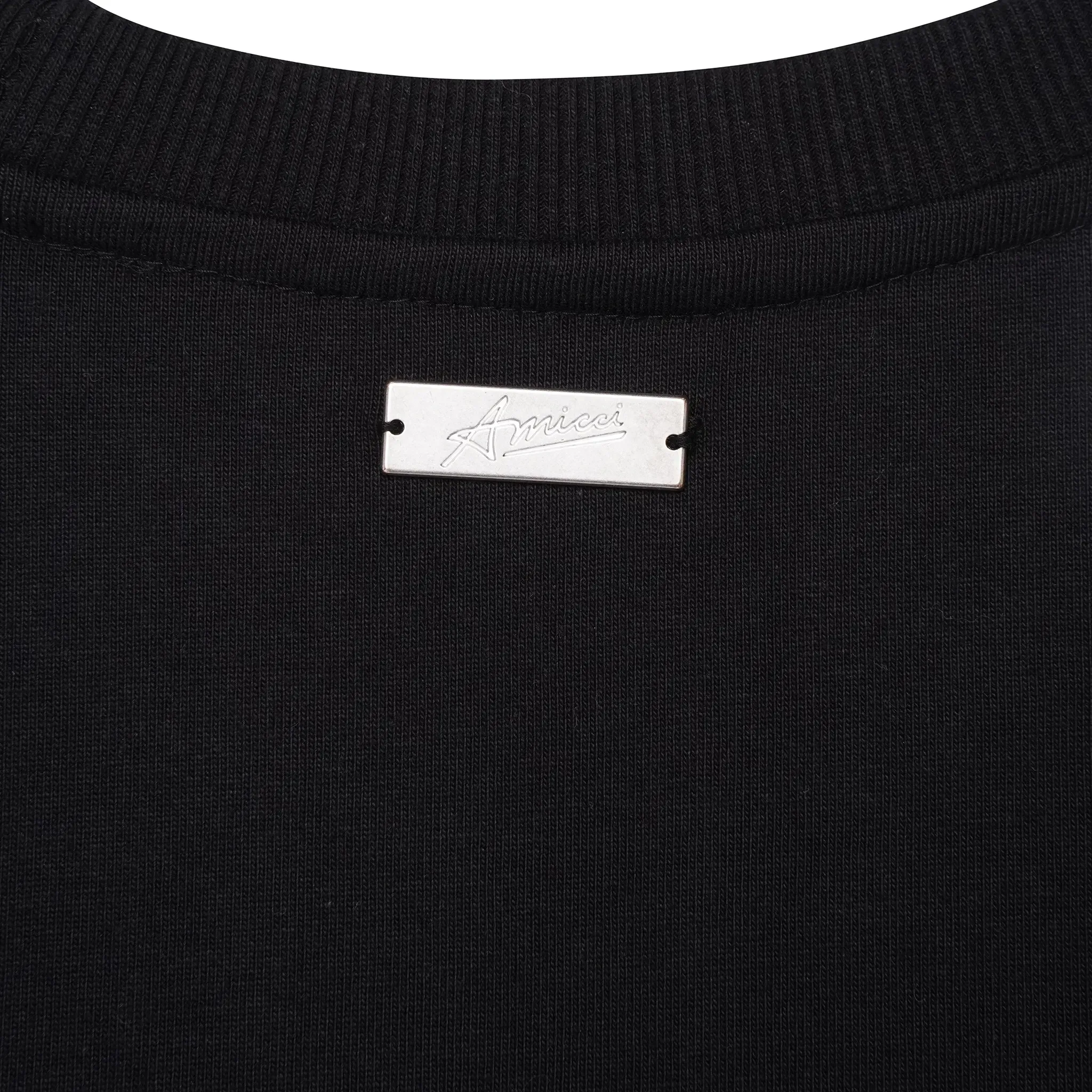 Amicci Angeli Graphic Black T Shirt