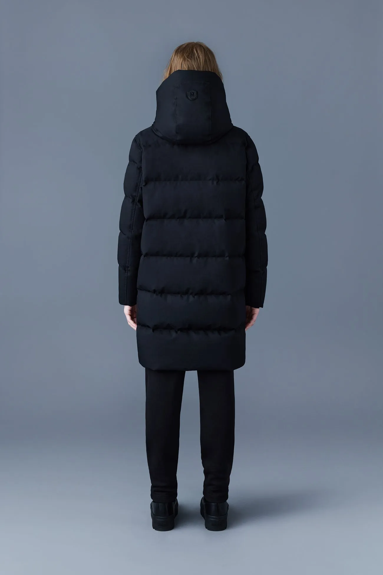 Antoine 2-in-1 Recycled Down Parka With Removable Bib Black