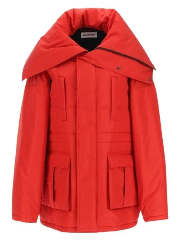 Balenciaga CB Technical Parka Red