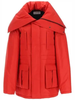 Balenciaga CB Technical Parka Red