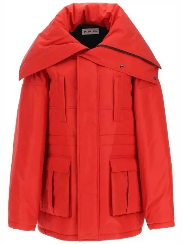 Balenciaga CB Technical Parka Red