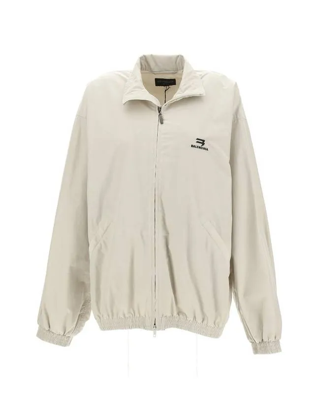 Balenciaga Logo Technical Track Jacket Beige