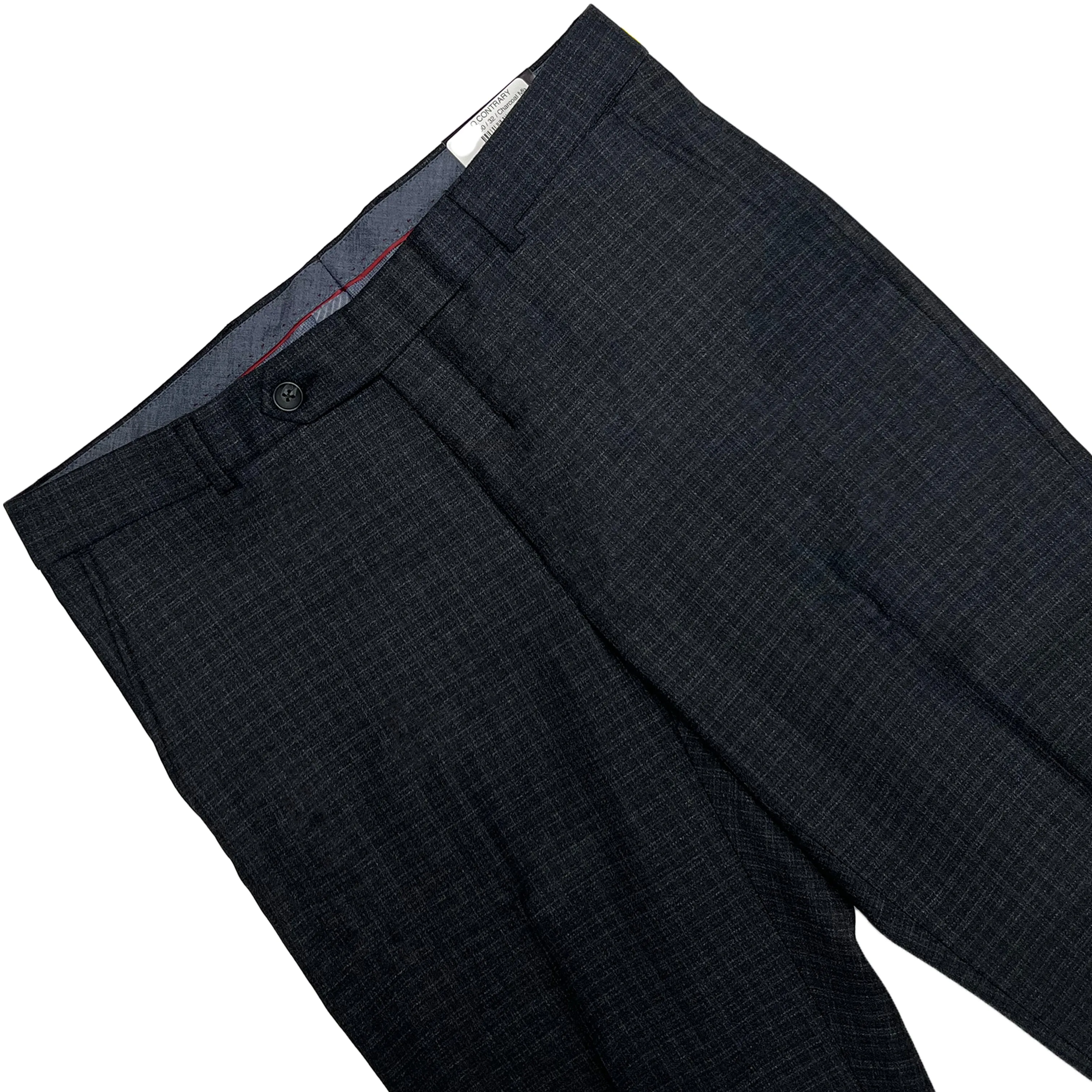 Black Heather Check Dress Pant - Soho Fit | Ballin
