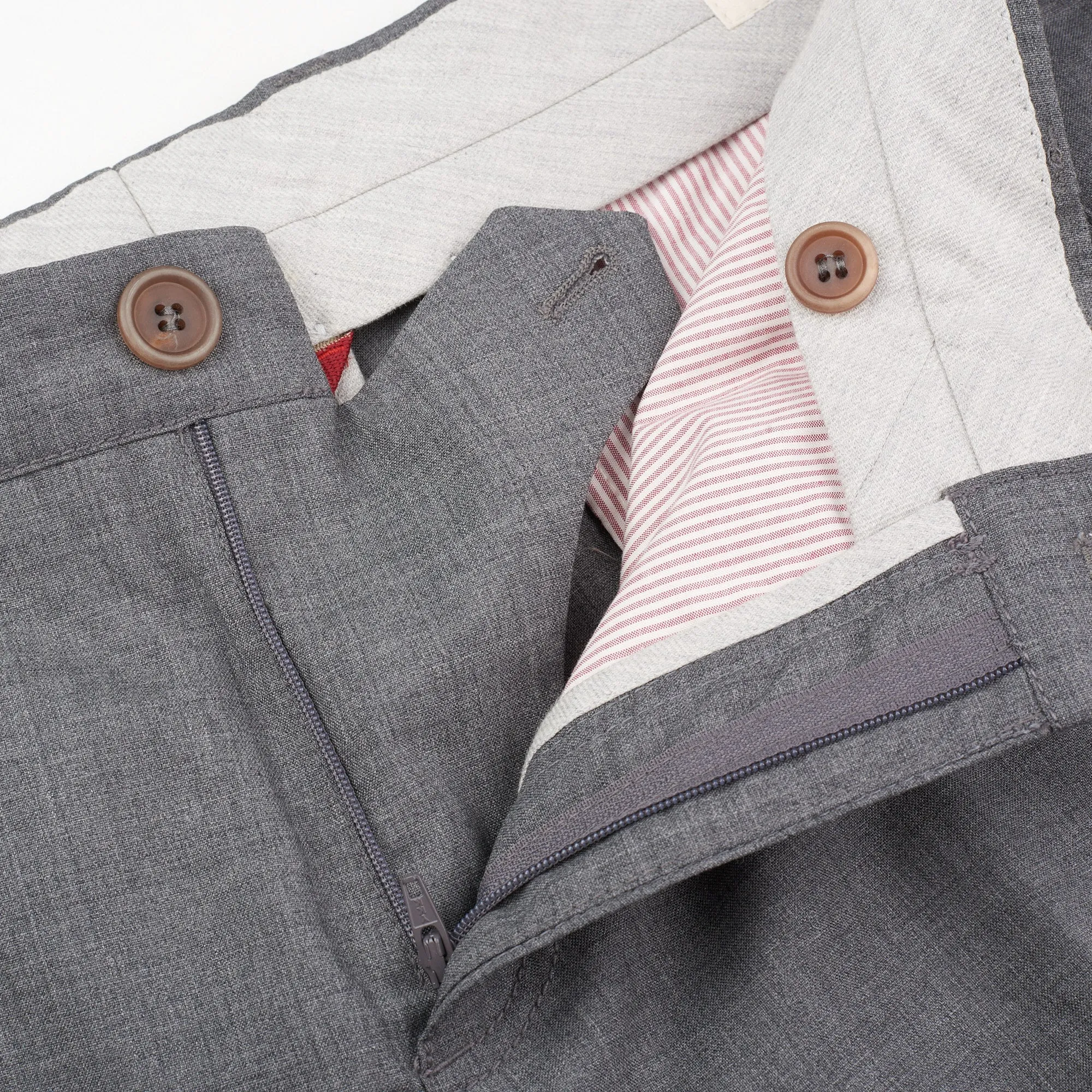 BRUNELLO CUCINELLI Gray Wool Cargo Slim Fit Pants EU 50 NEW US 34
