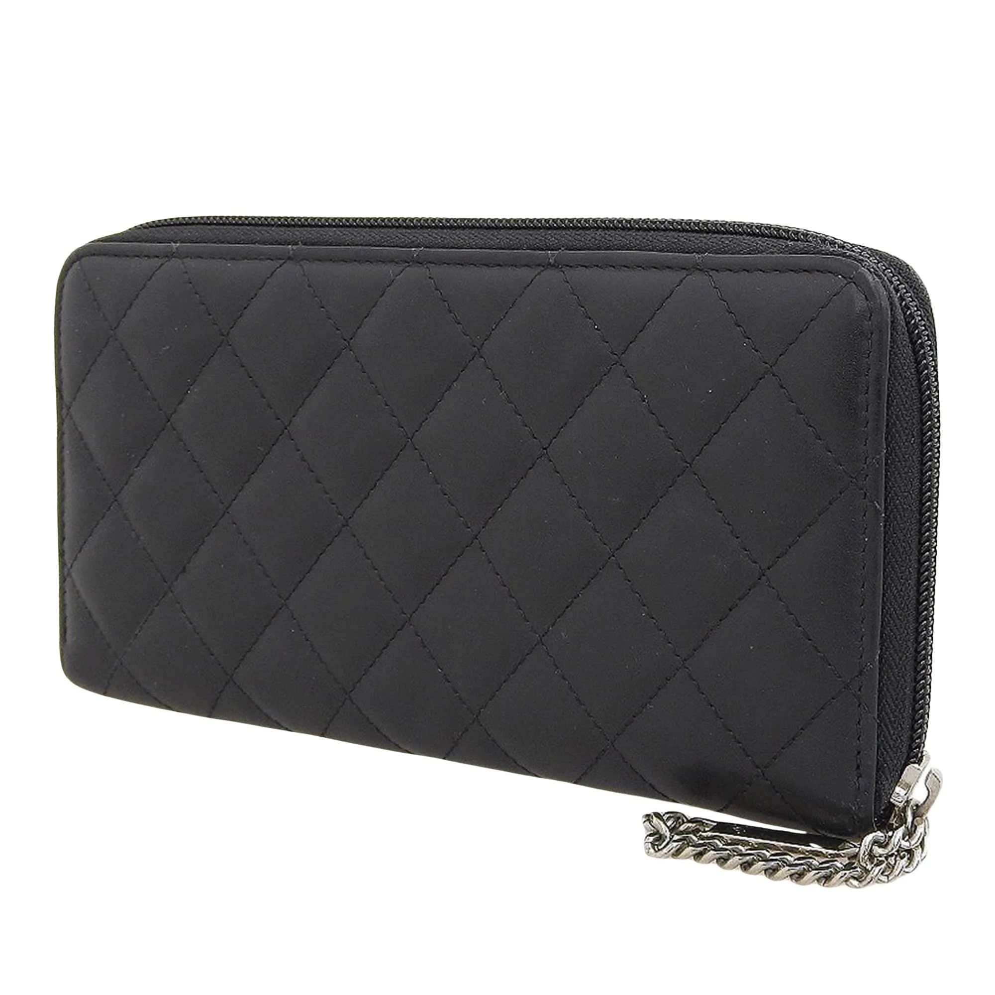 Chanel Cambon Black Leather Accessories