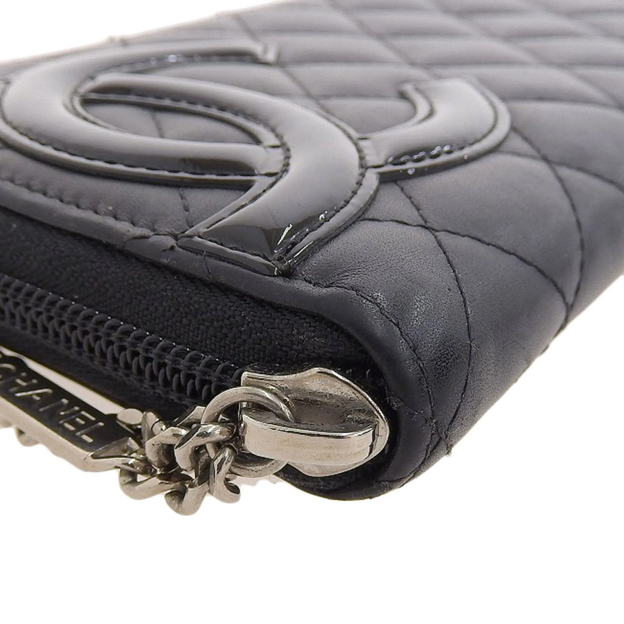 Chanel Cambon Black Leather Accessories