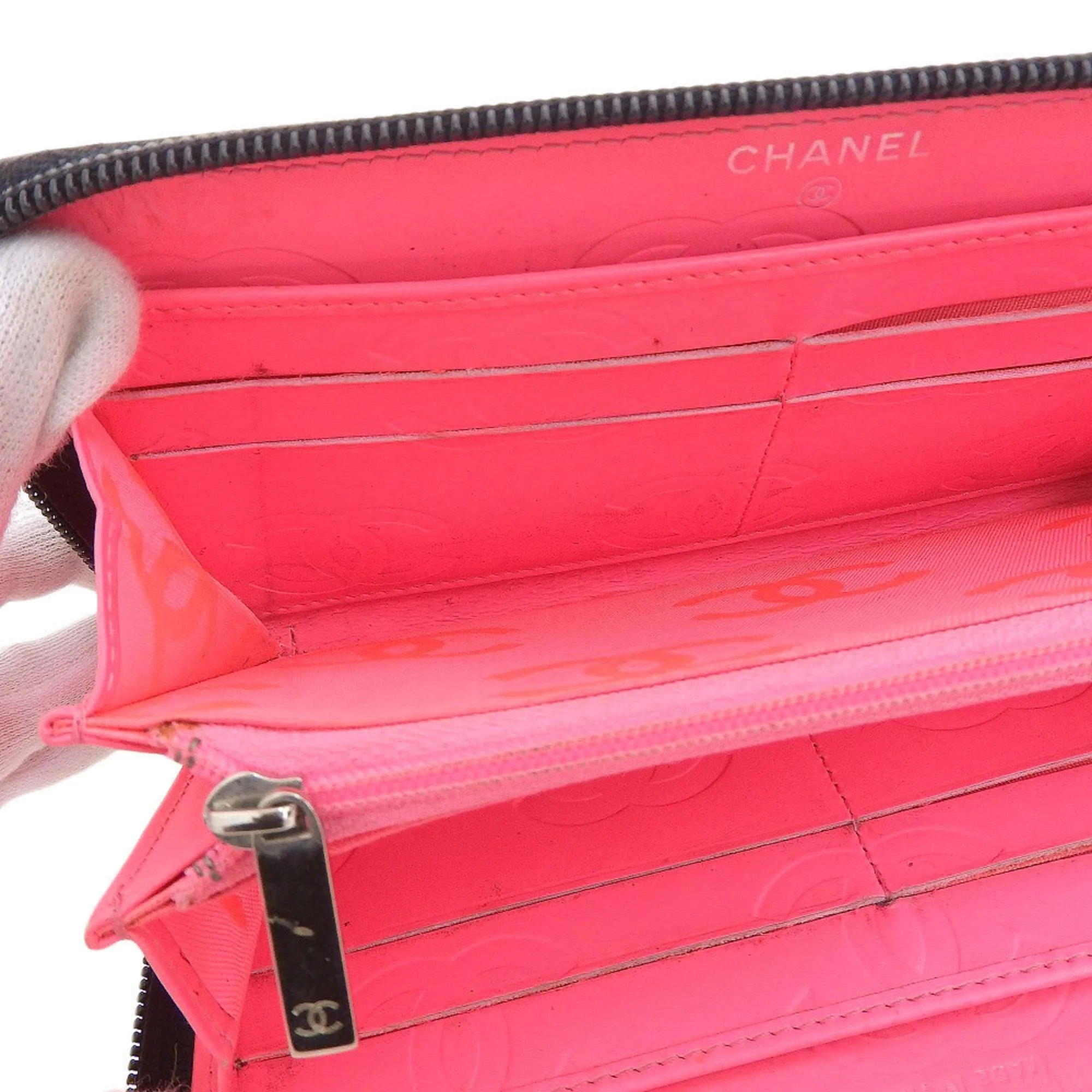 Chanel Cambon Black Leather Accessories