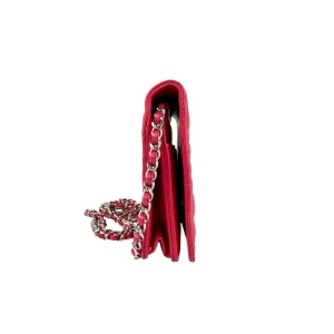 Chanel Camellia Red Leather Accessories