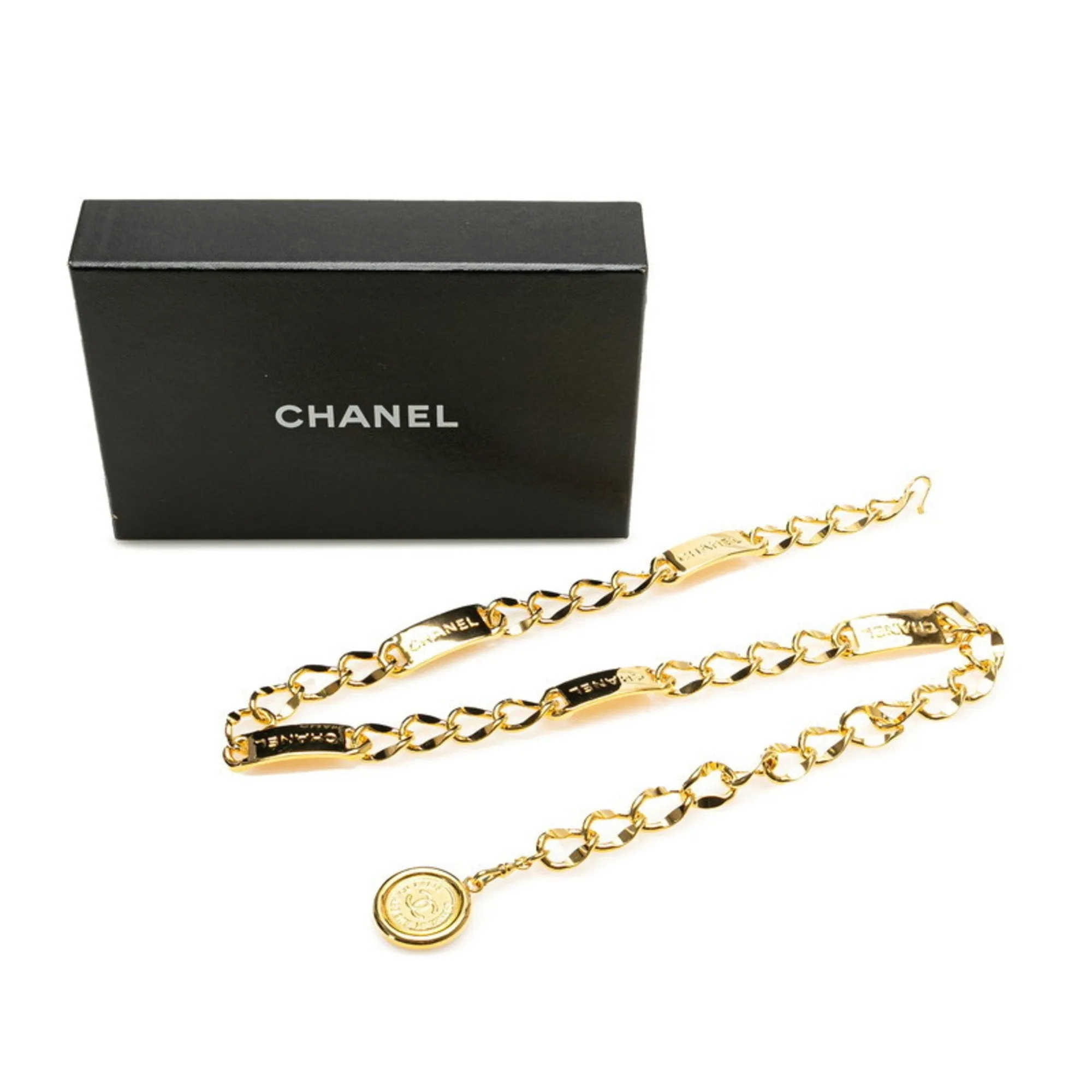Chanel Mdaillon Gold Plated Accessories