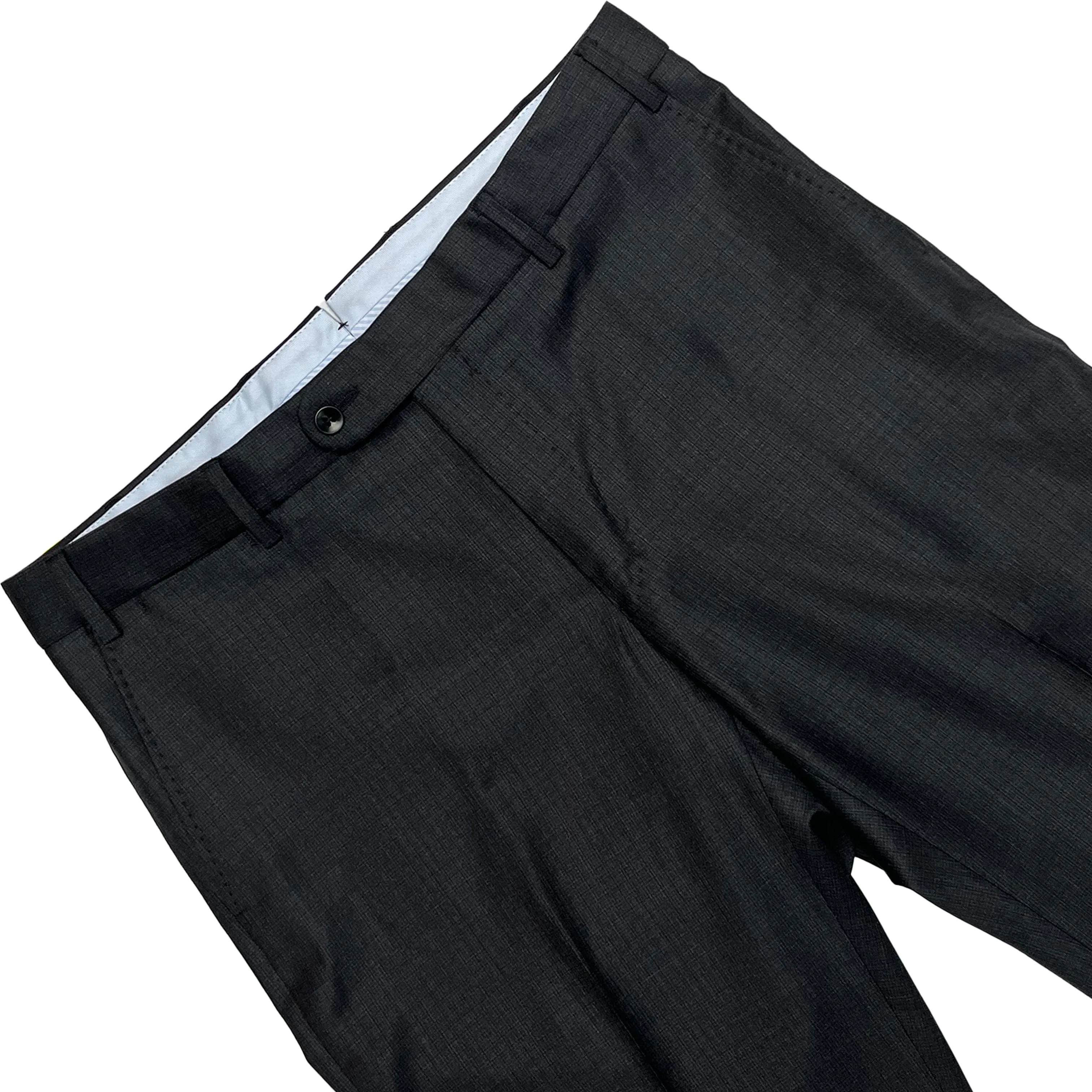 Charcoal Micro Neat Dress Pant - Houston Fit | Ballin
