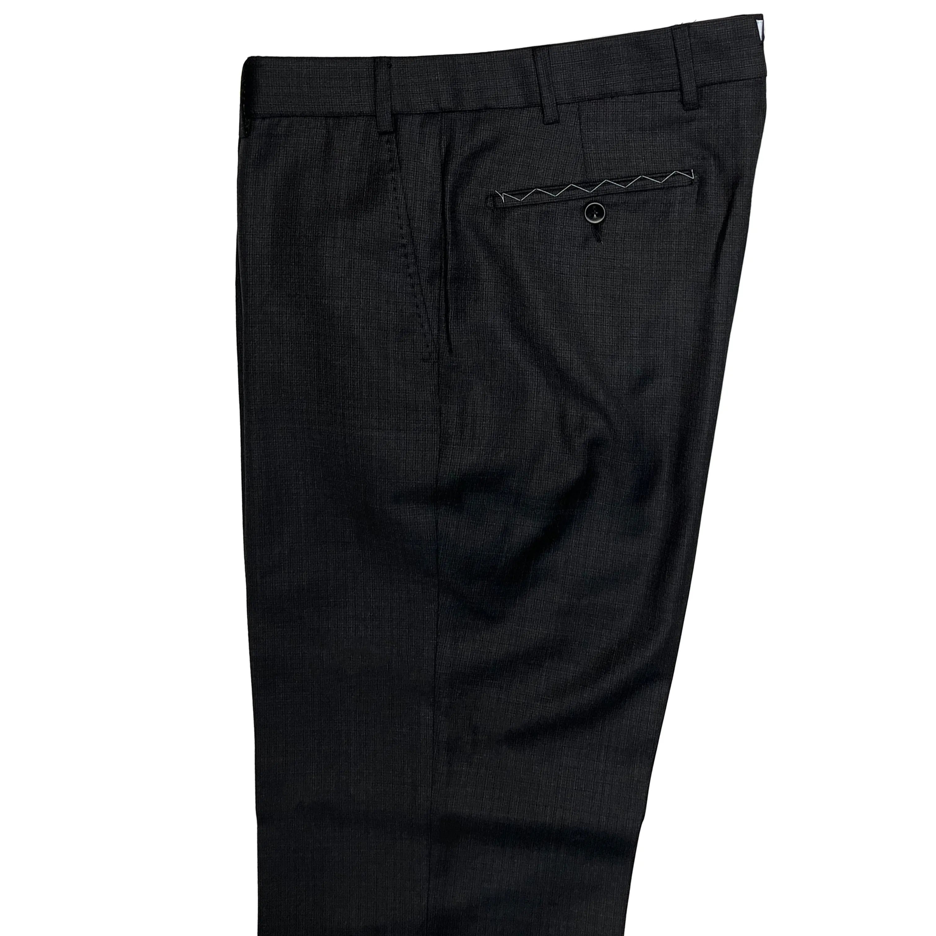 Charcoal Micro Neat Dress Pant - Houston Fit | Ballin