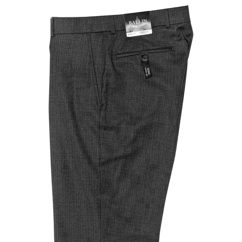Charcoal Texture Dress Pant - Soho Fit | Ballin