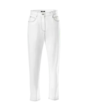 Contrasting Stitch Boyfriend Jeans