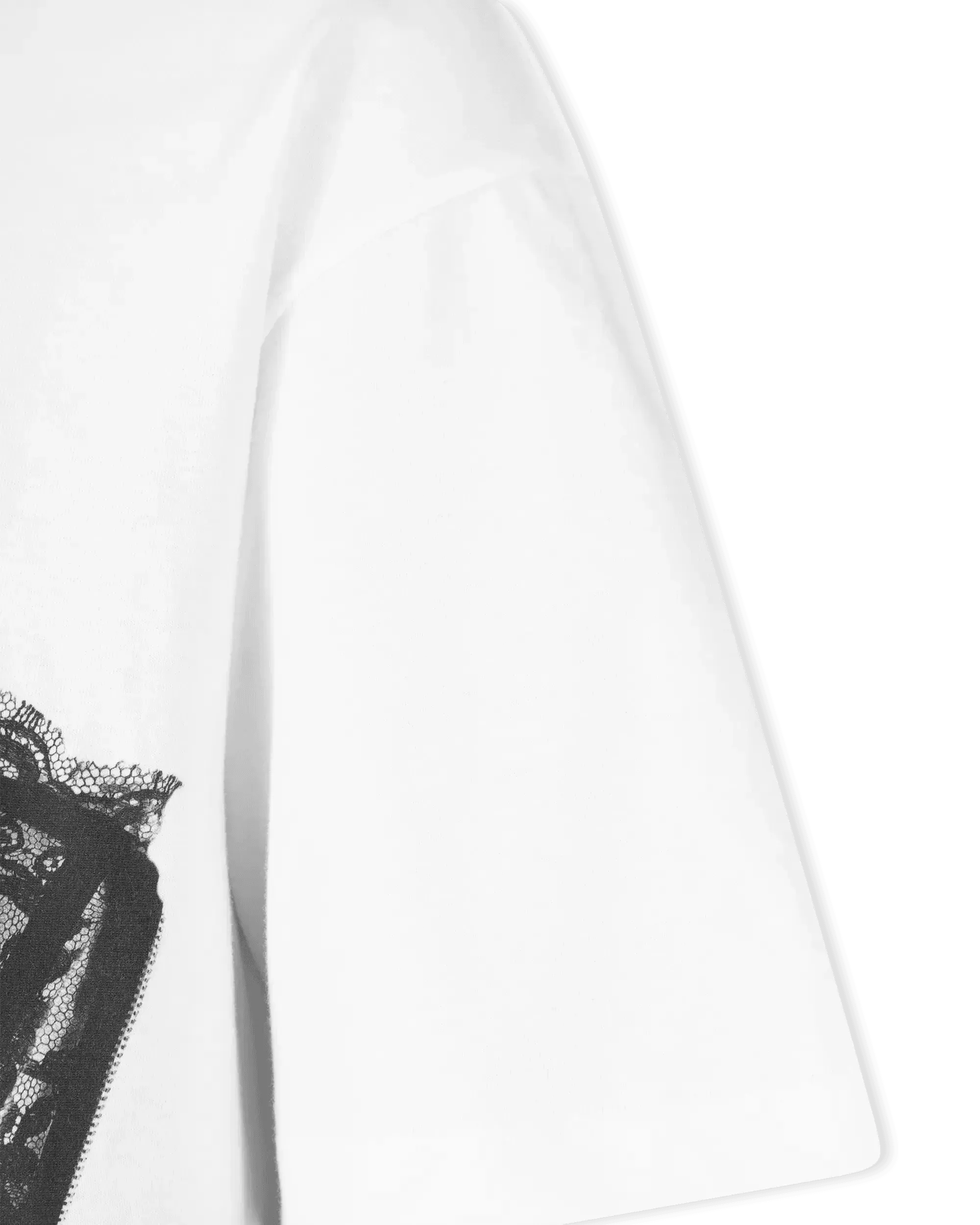 Corset Lace Short Sleeve T-Shirt