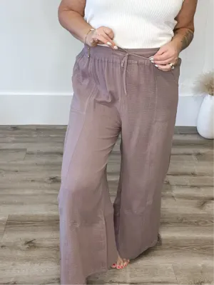 Cotton Jogger Pants - Mushroom