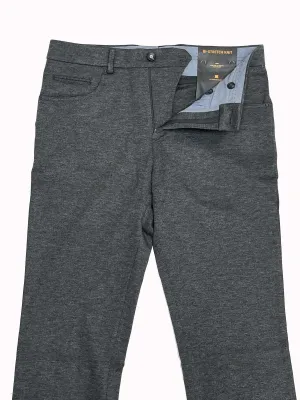 Dark Grey Stretch Knit Pant - Connor Fit | Ballin