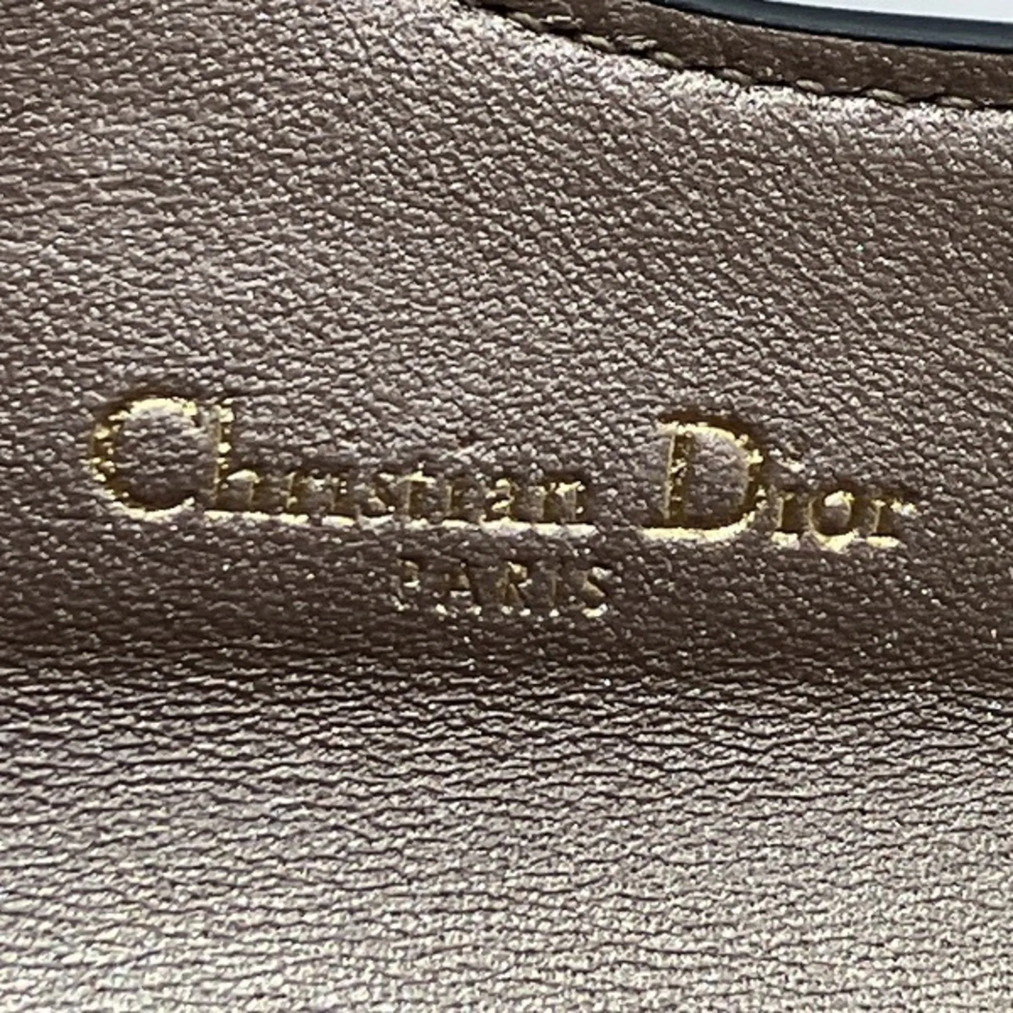 Dior Saddle Gold Leather Accessories