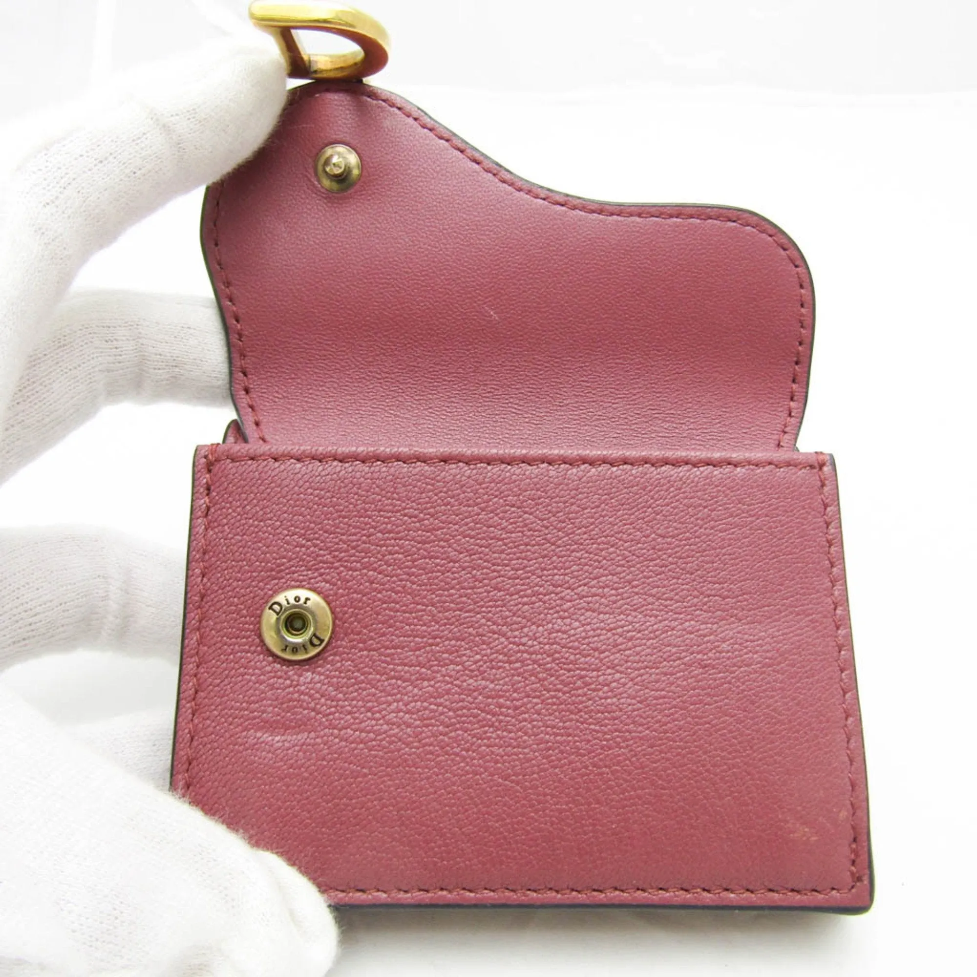 Dior Saddle Pink Leather Accessories