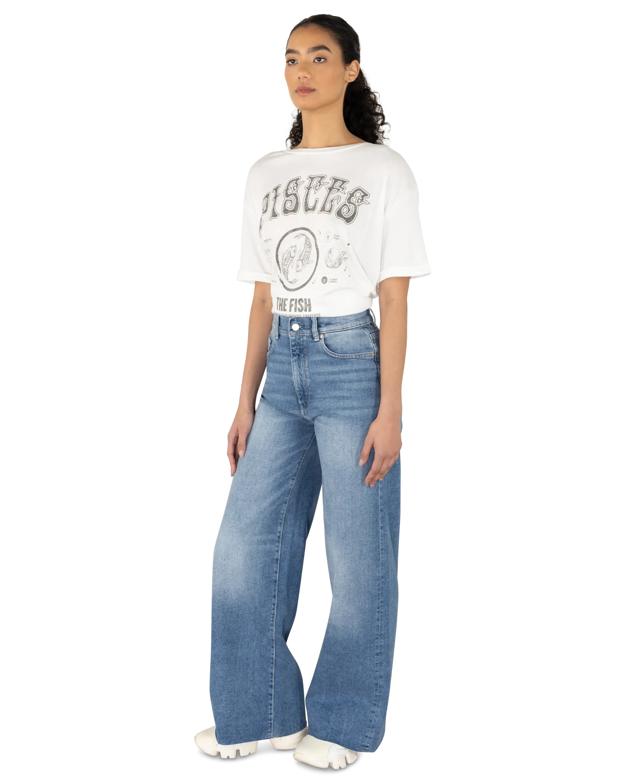 DL1961 Hepburn Wide Leg High Rise 32" Jeans