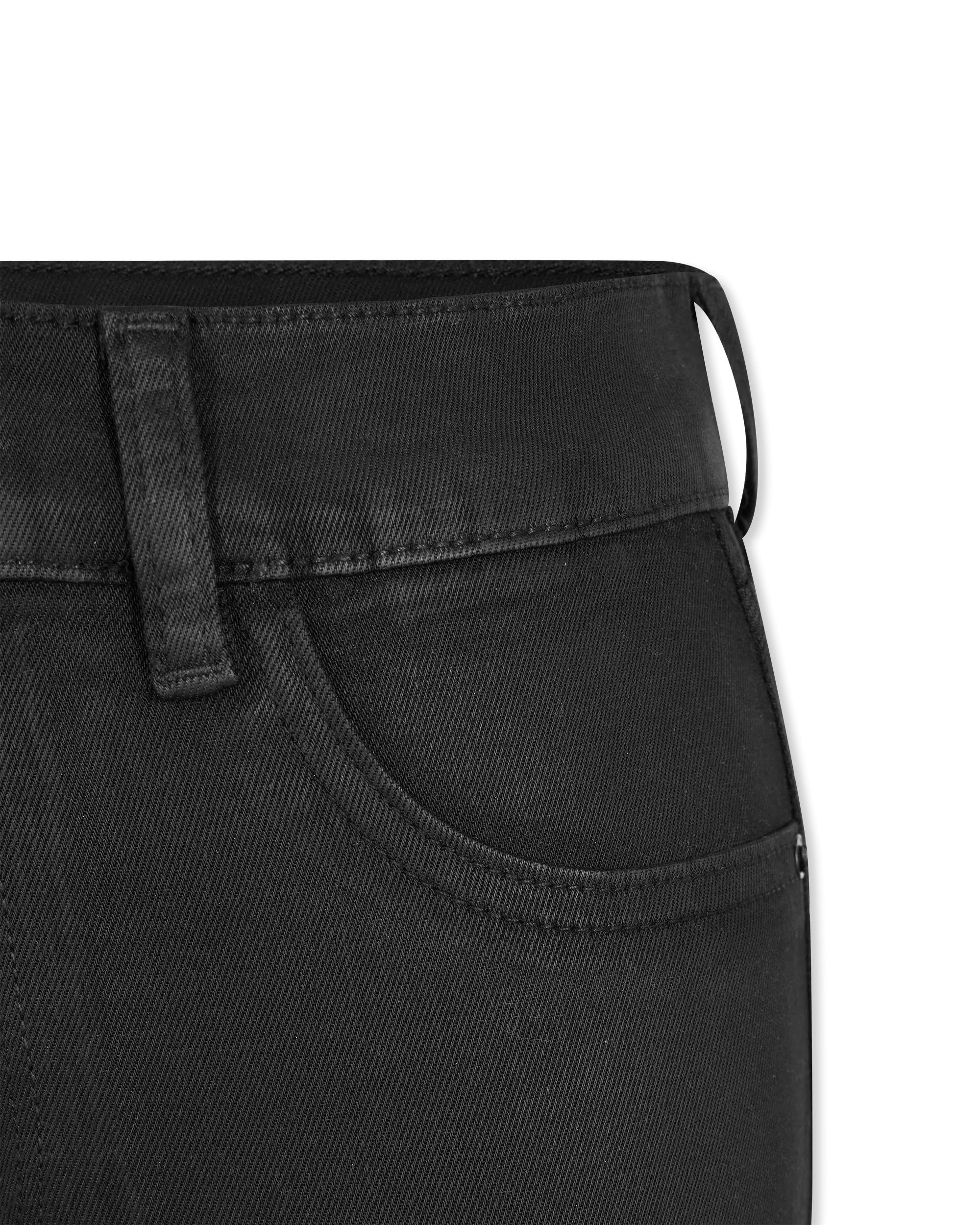 DL1961 Mara Straight Mid Rise Coated Jeans