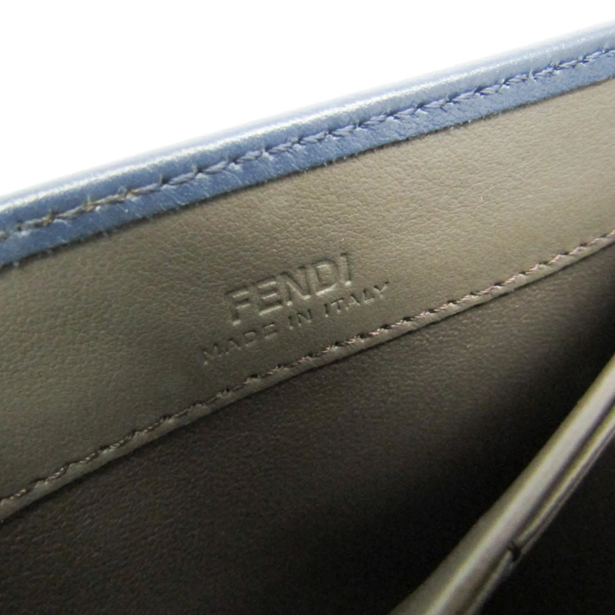 Fendi Peekaboo Navy Leather Accessories