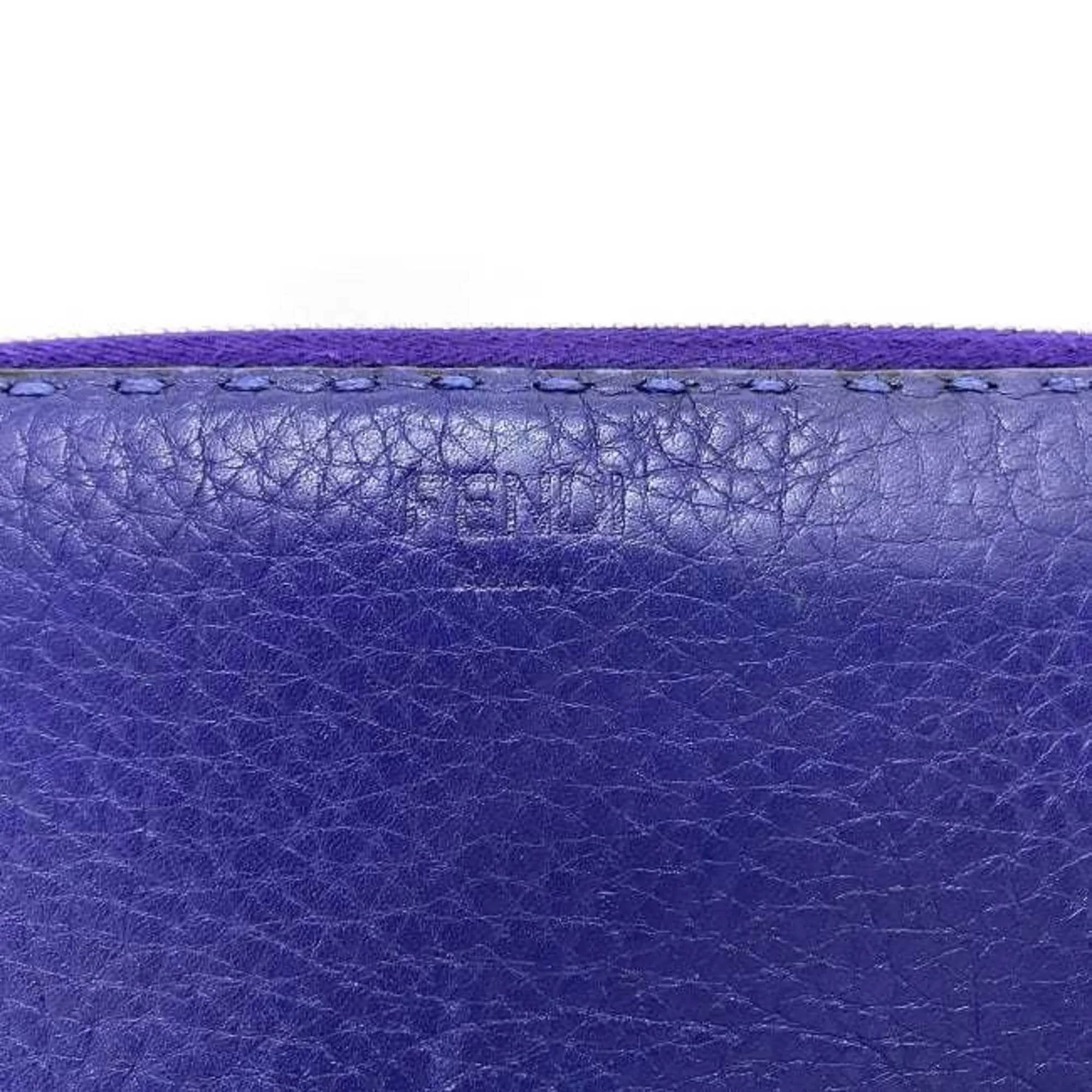 Fendi Selleria Purple Leather Accessories