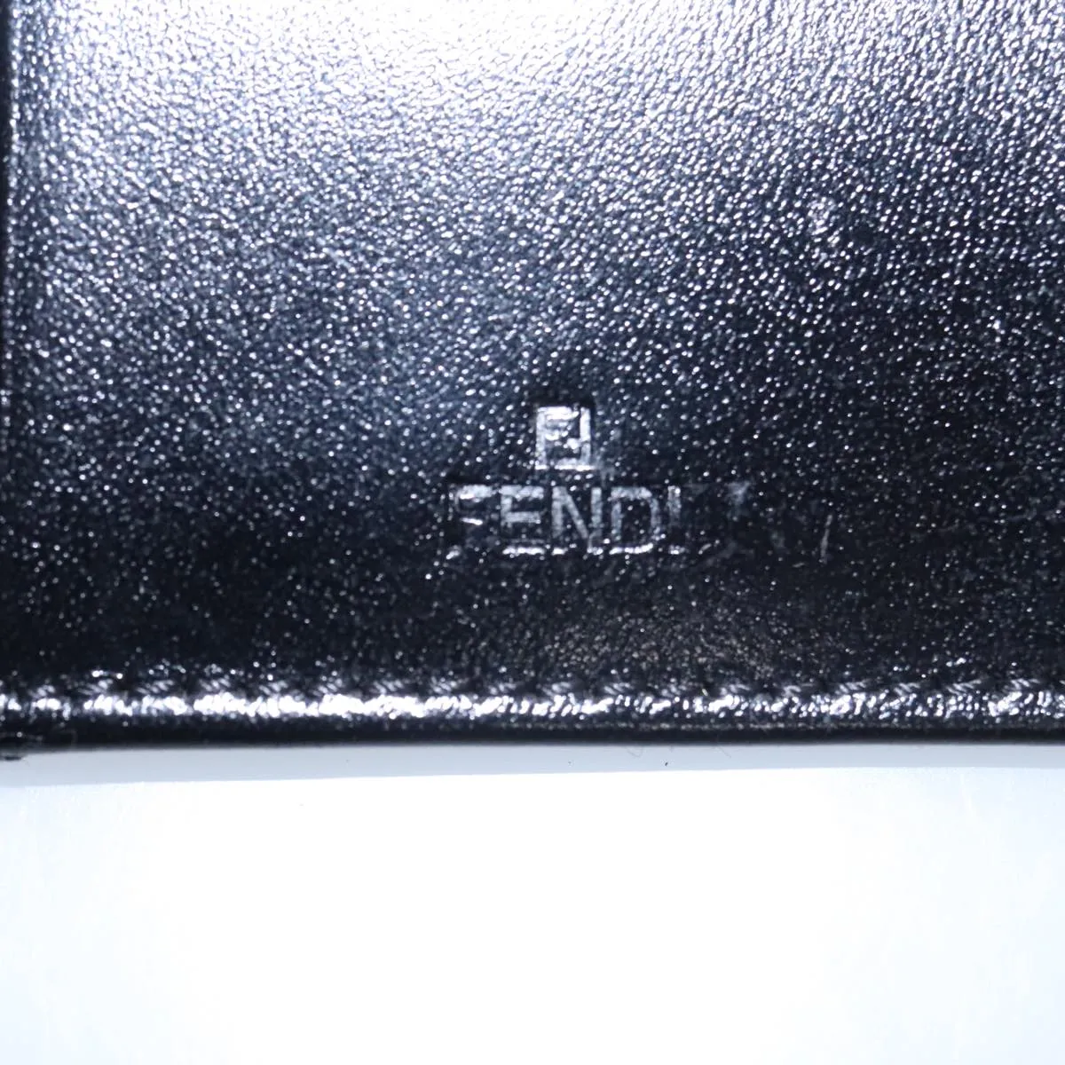 Fendi Zucchino Black Canvas Accessories