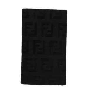 Fendi Zucchino Black Canvas Accessories