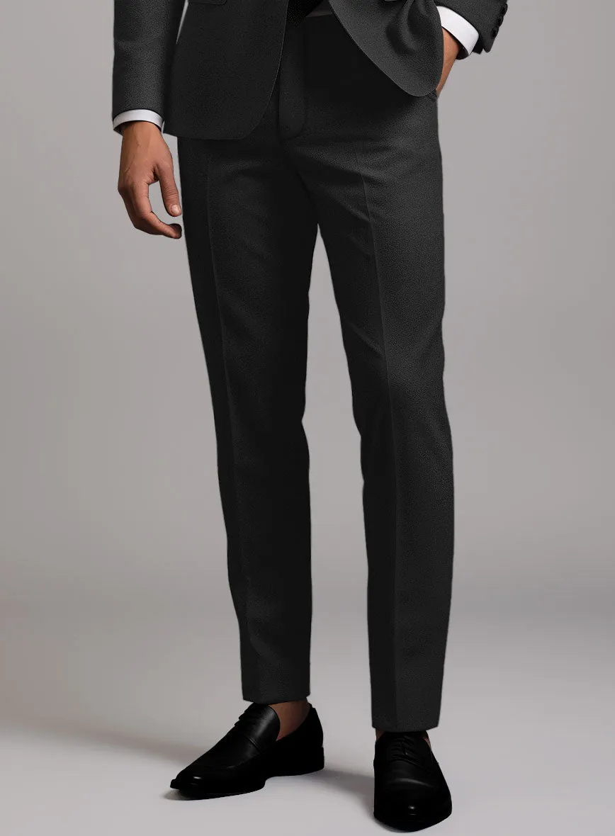 Hardy Minnis Black Twill Wool Pants