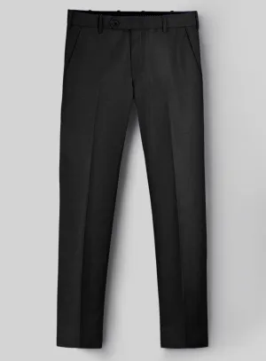 Hardy Minnis Black Twill Wool Pants