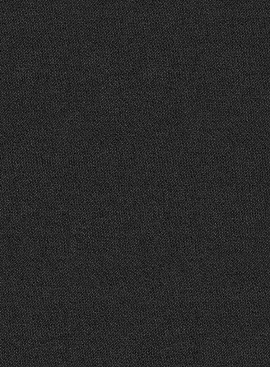 Hardy Minnis Black Twill Wool Pants