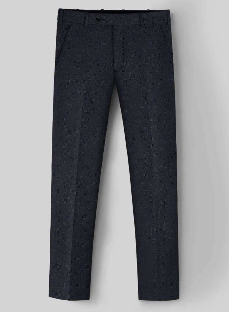 Hardy Minnis Caravel Dark Blue Wool Pants