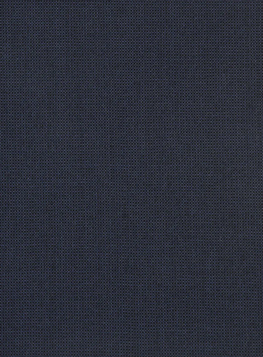 Hardy Minnis Dark Blue Nailhead Wool Pants