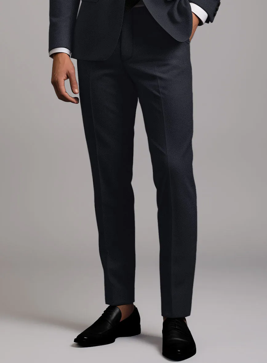 Hardy Minnis Deep Blue Twill Wool Pants