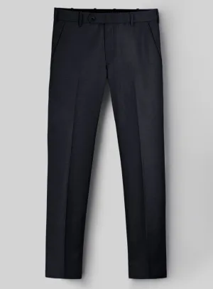 Hardy Minnis Deep Blue Twill Wool Pants