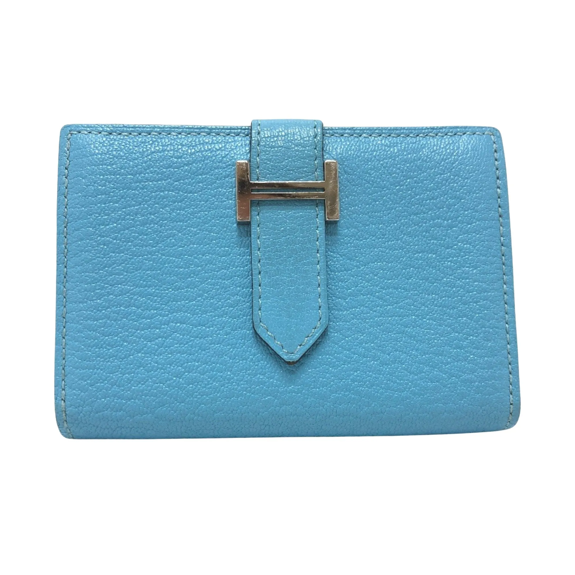 Herms Barn Blue Leather Accessories