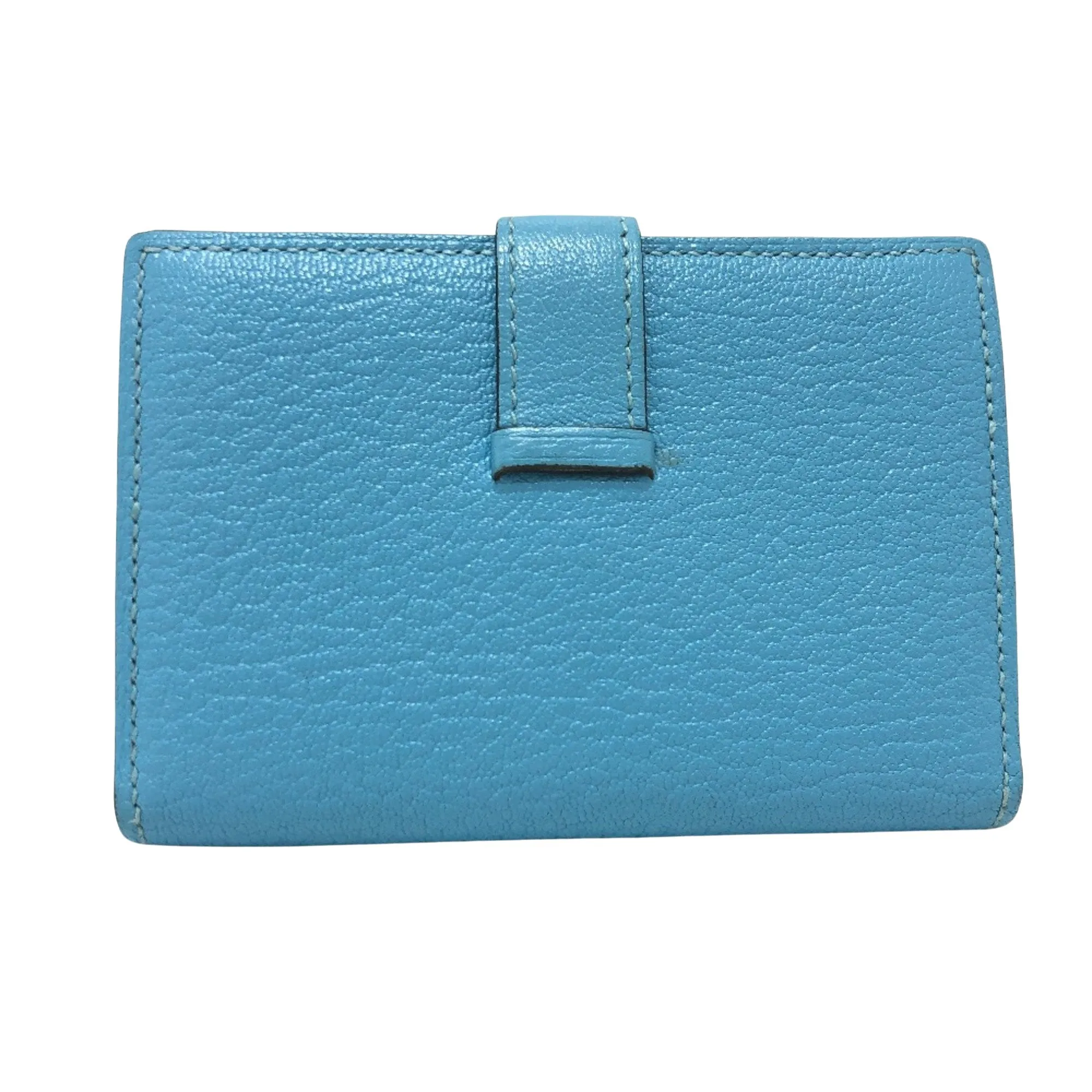 Herms Barn Blue Leather Accessories