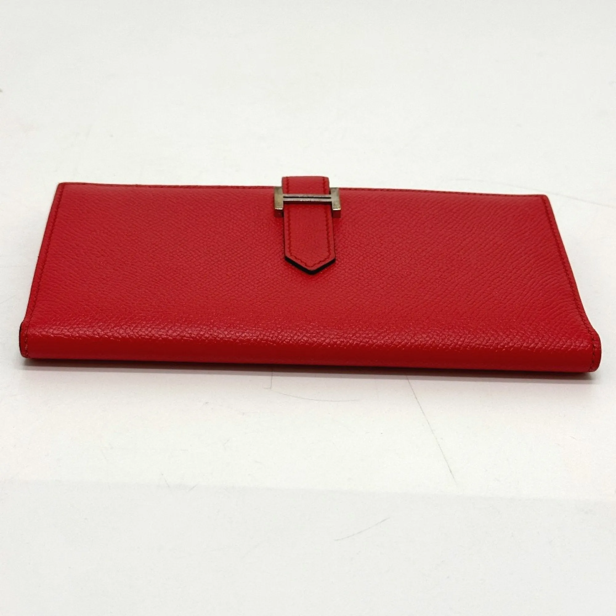 Herms Barn Red Leather Accessories
