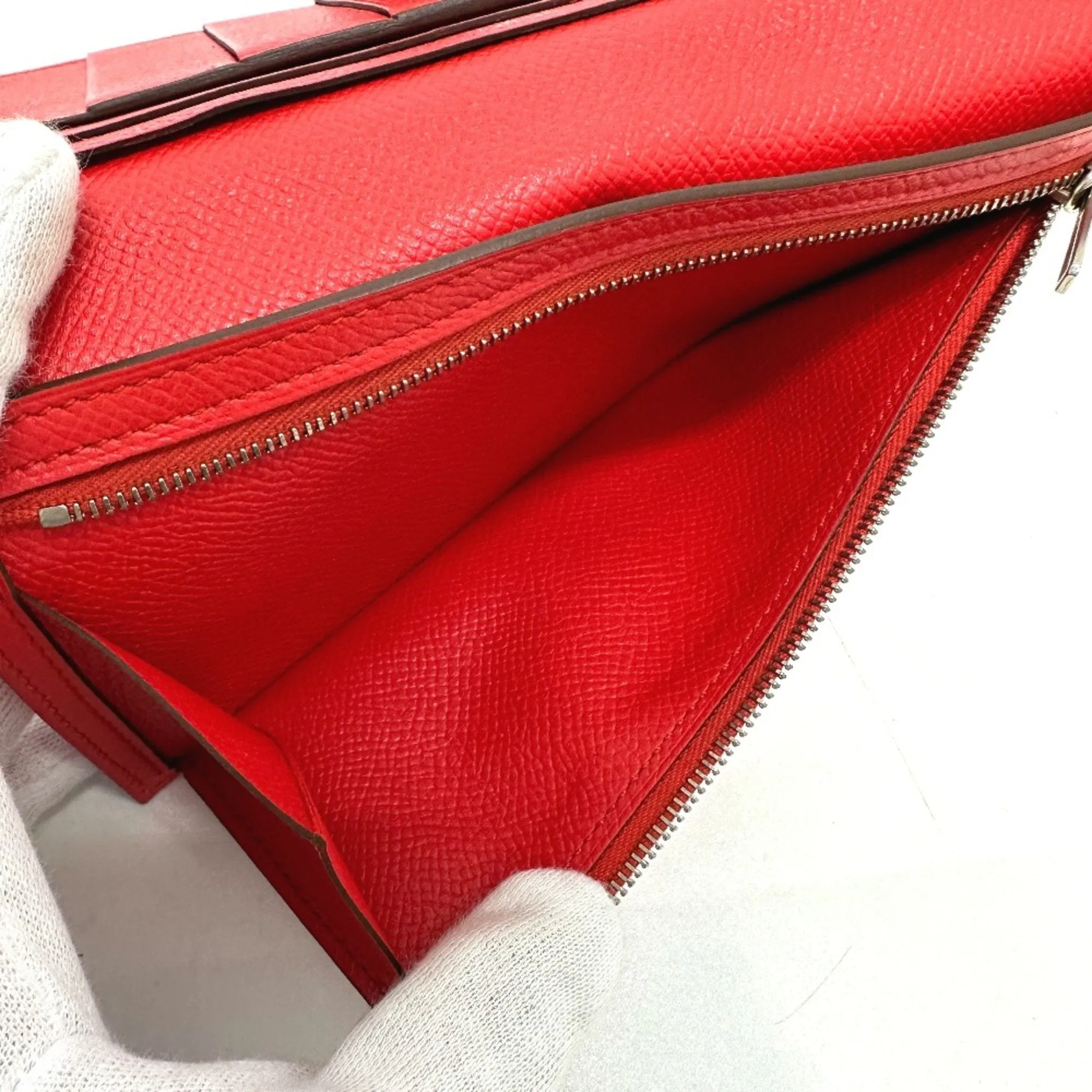 Herms Barn Red Leather Accessories