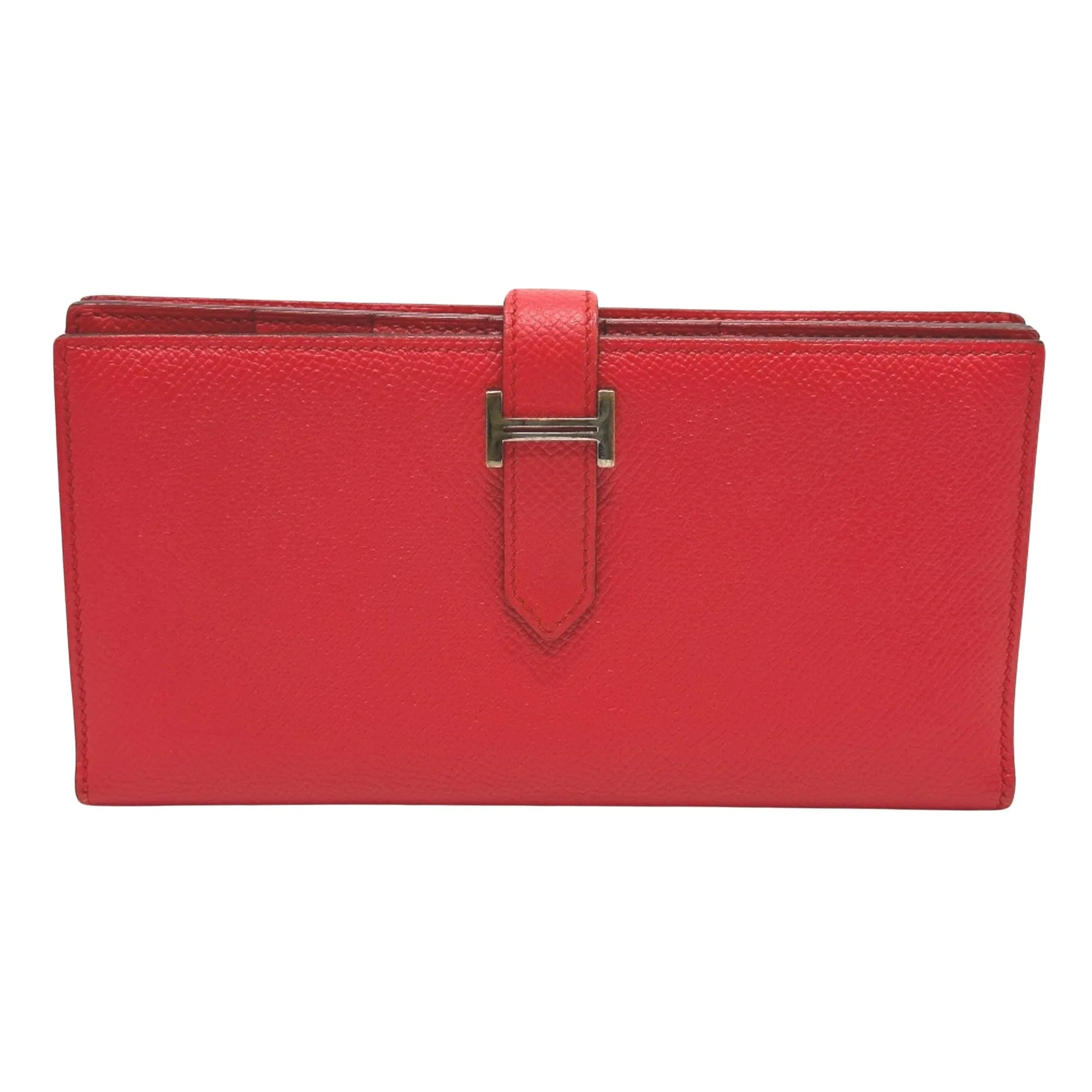 Herms Barn Red Leather Accessories