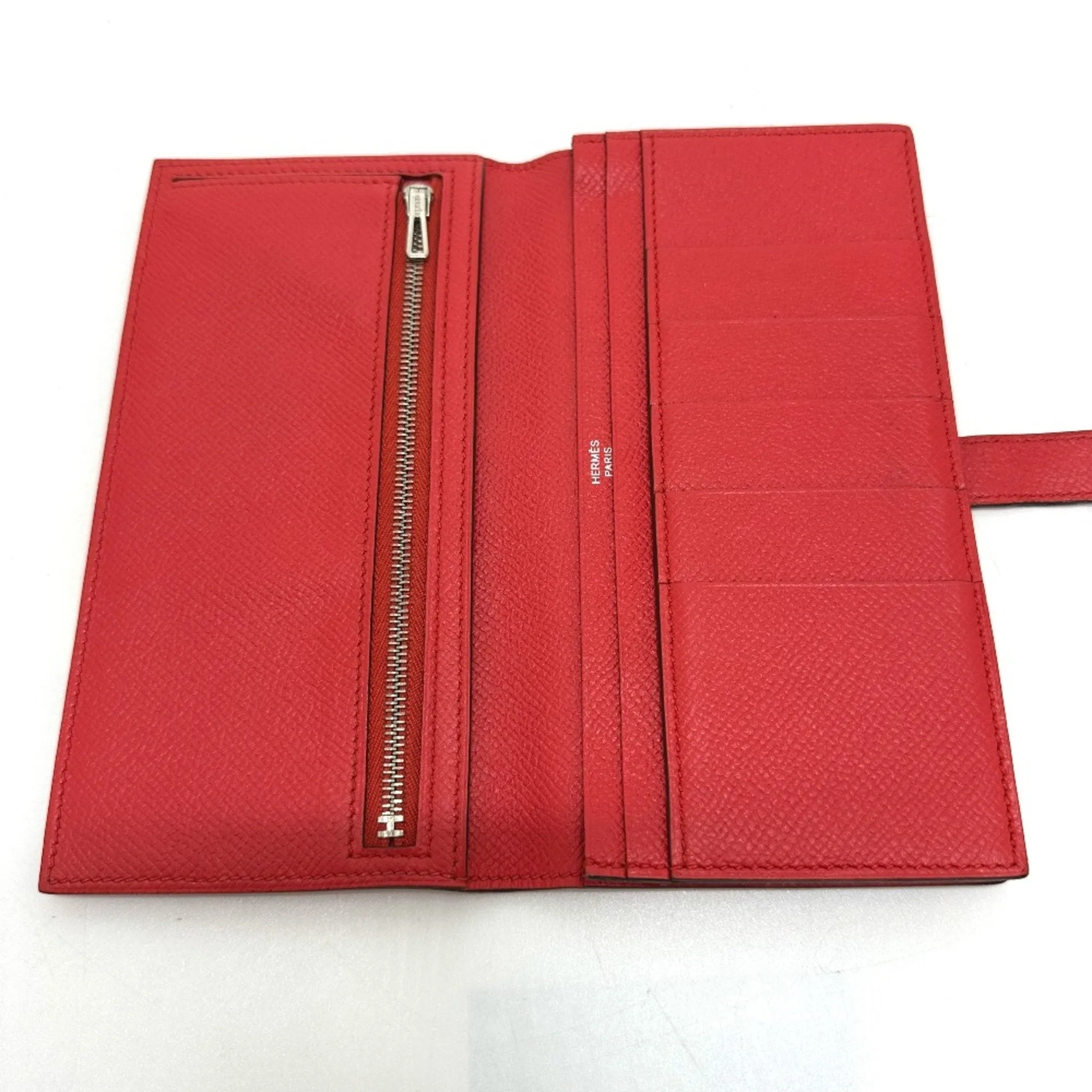 Herms Barn Red Leather Accessories