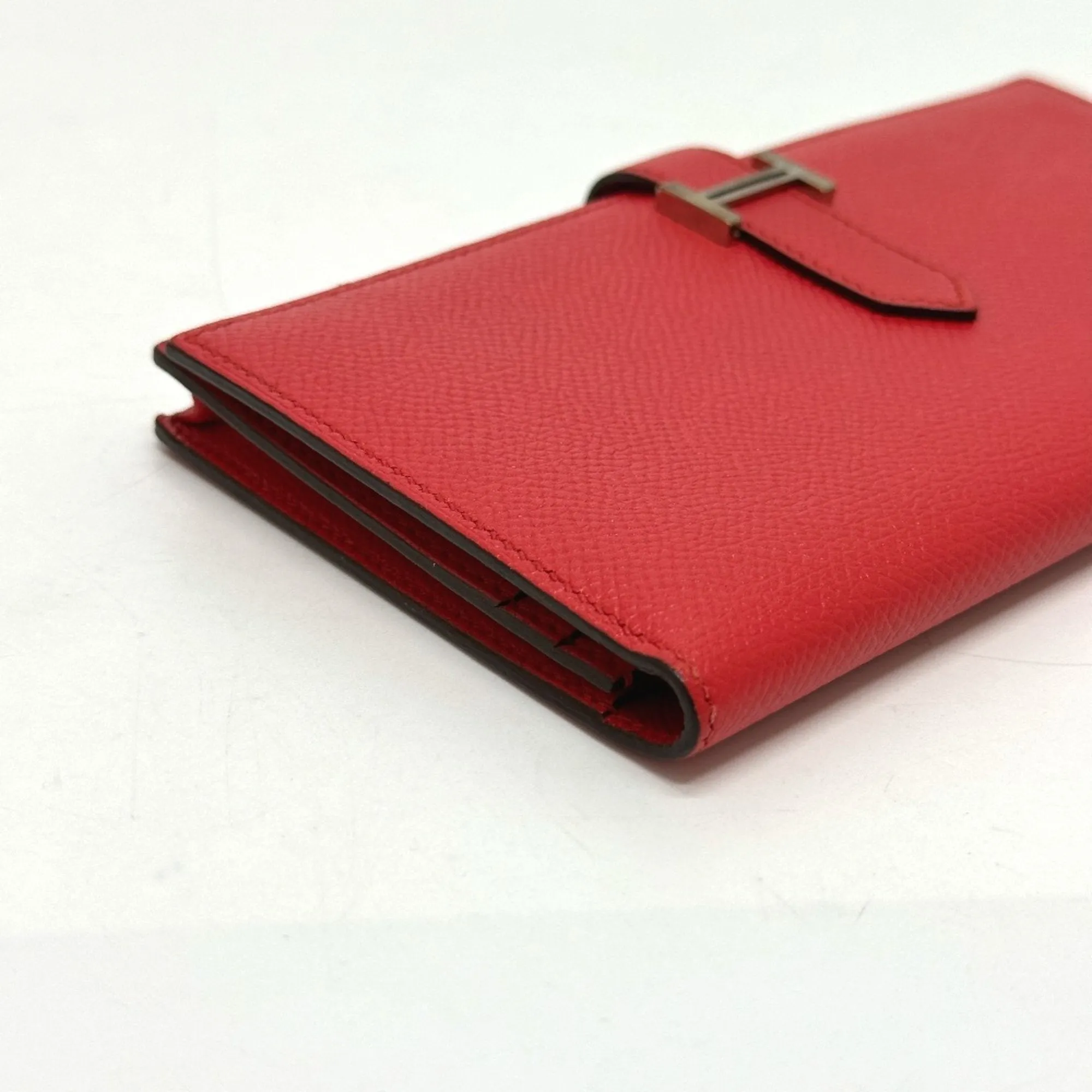 Herms Barn Red Leather Accessories