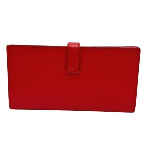 Herms Barn Red Leather Accessories