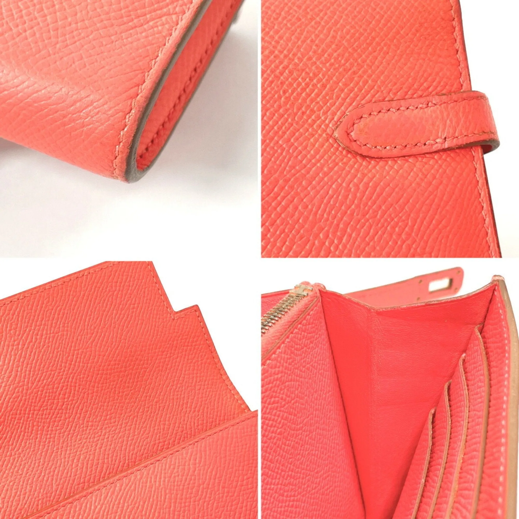 Herms Kelly Pink Leather Accessories