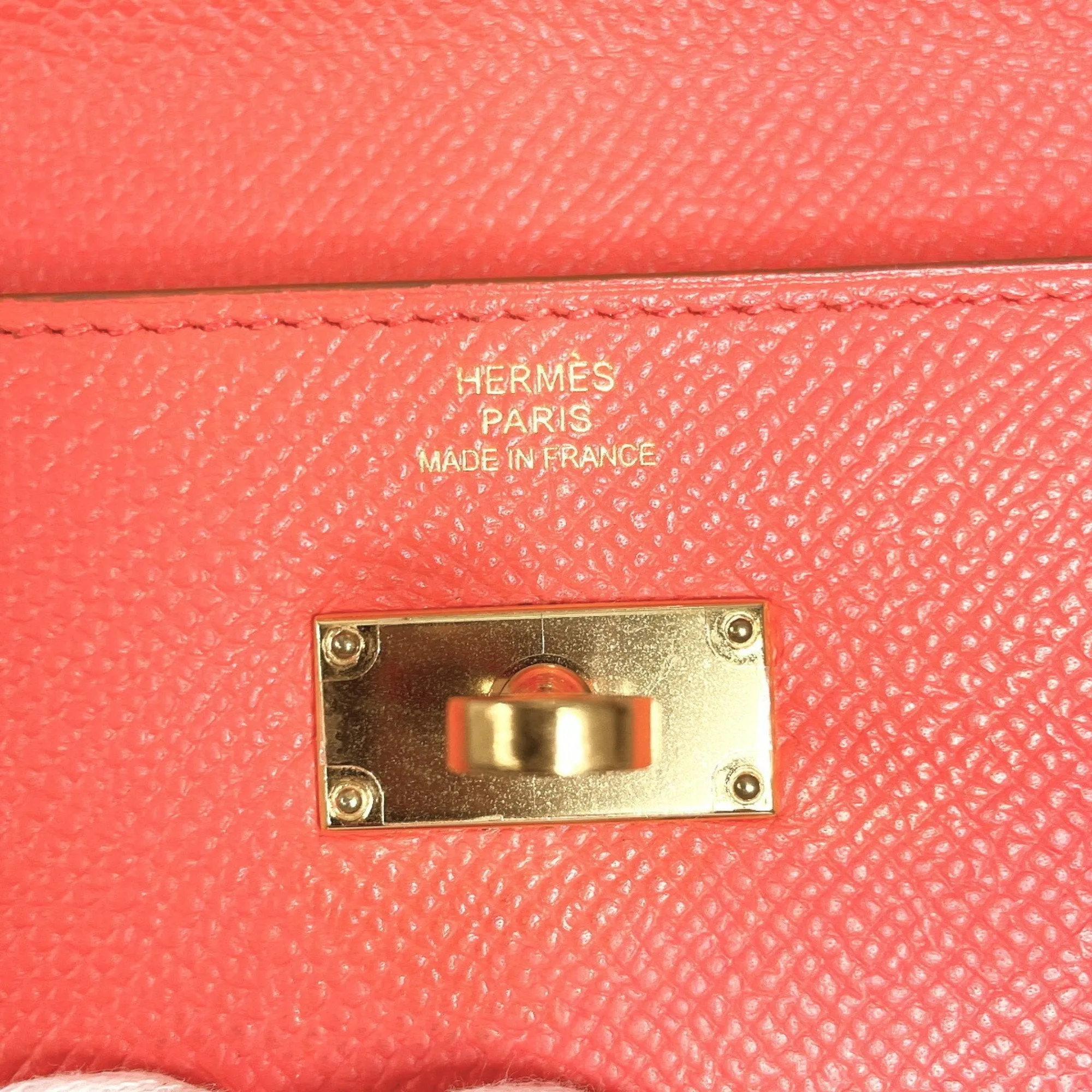 Herms Kelly Pink Leather Accessories