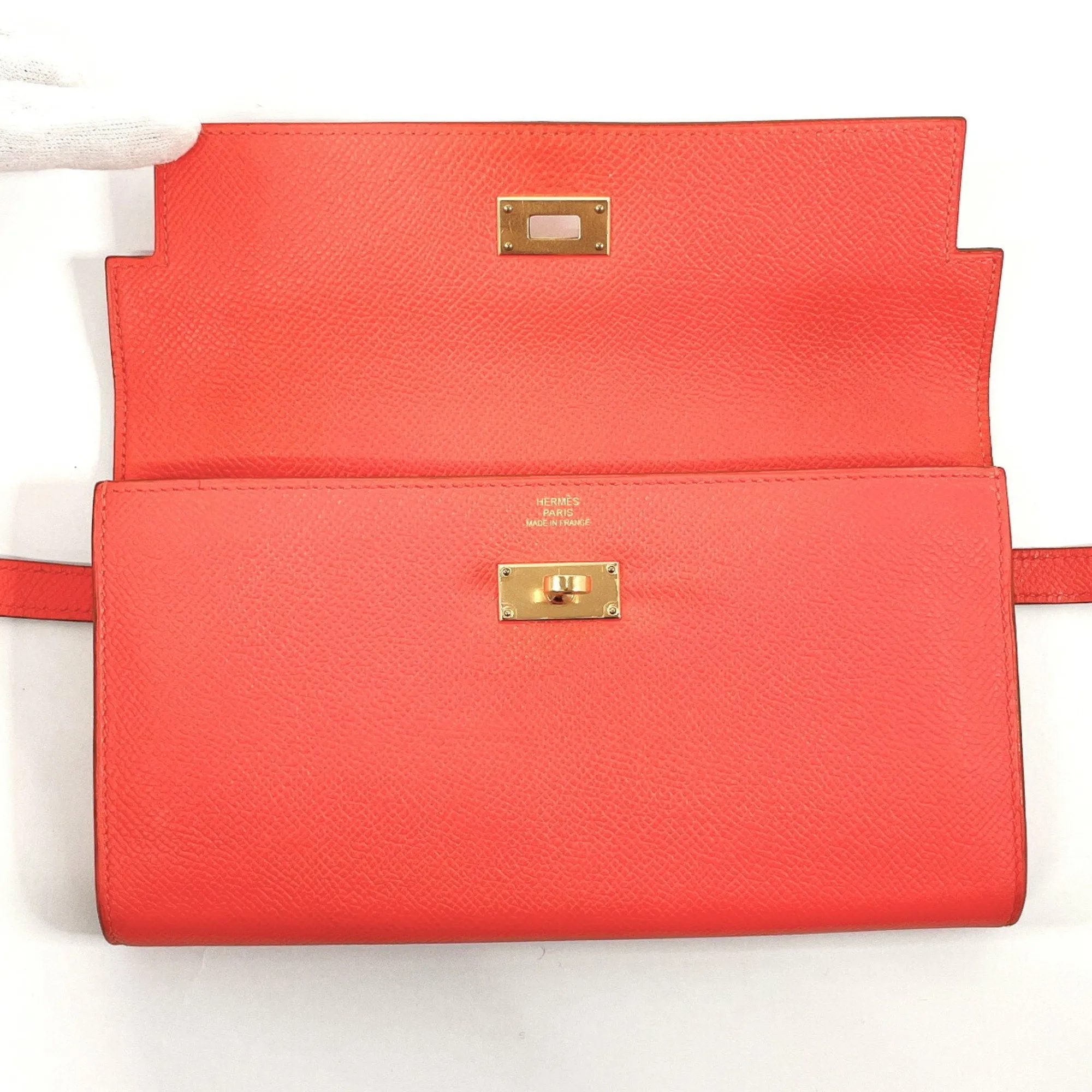 Herms Kelly Pink Leather Accessories