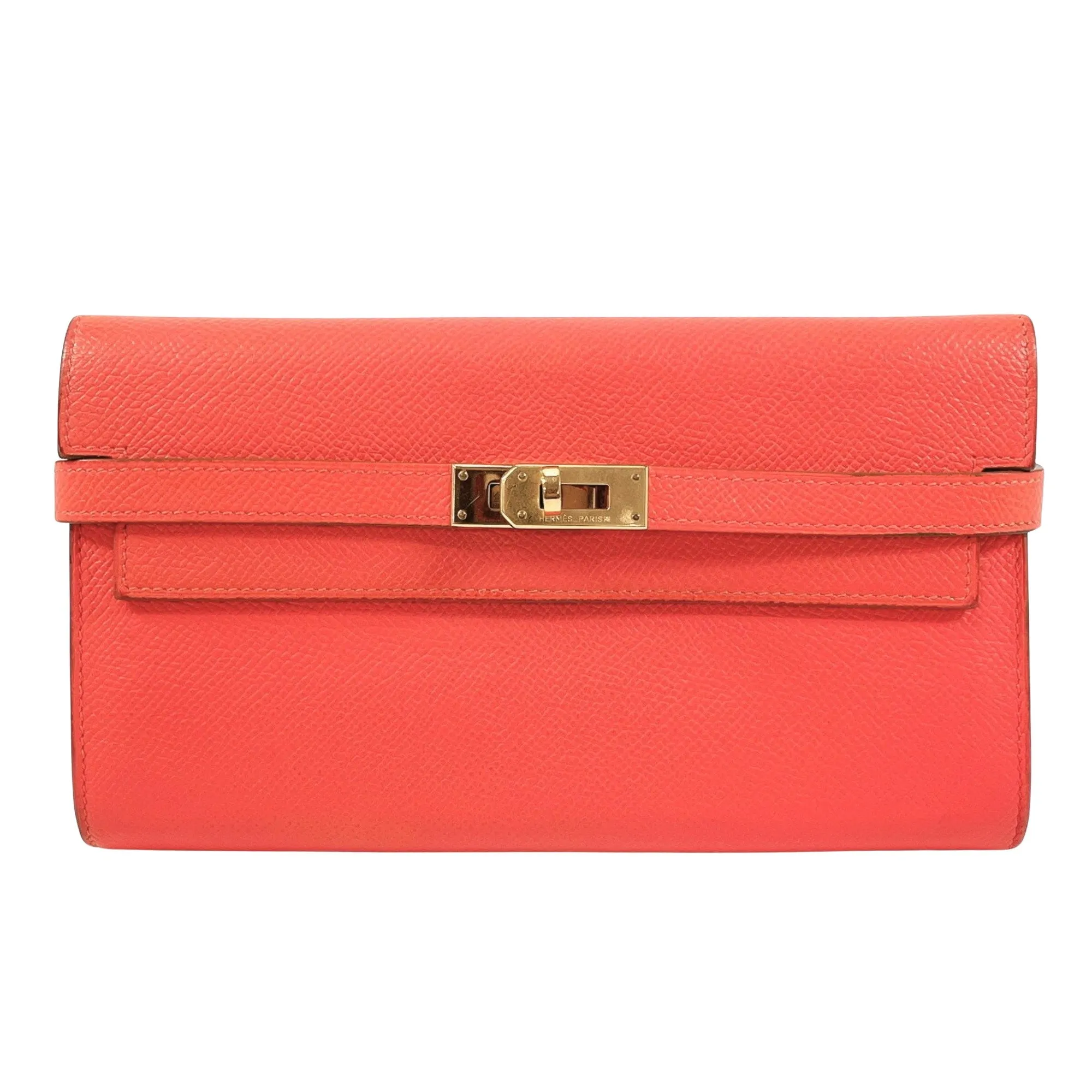 Herms Kelly Pink Leather Accessories