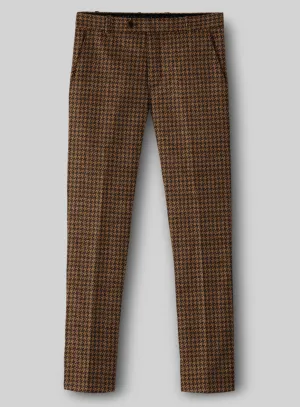 Italian Berote Houndstooth Tweed Pants