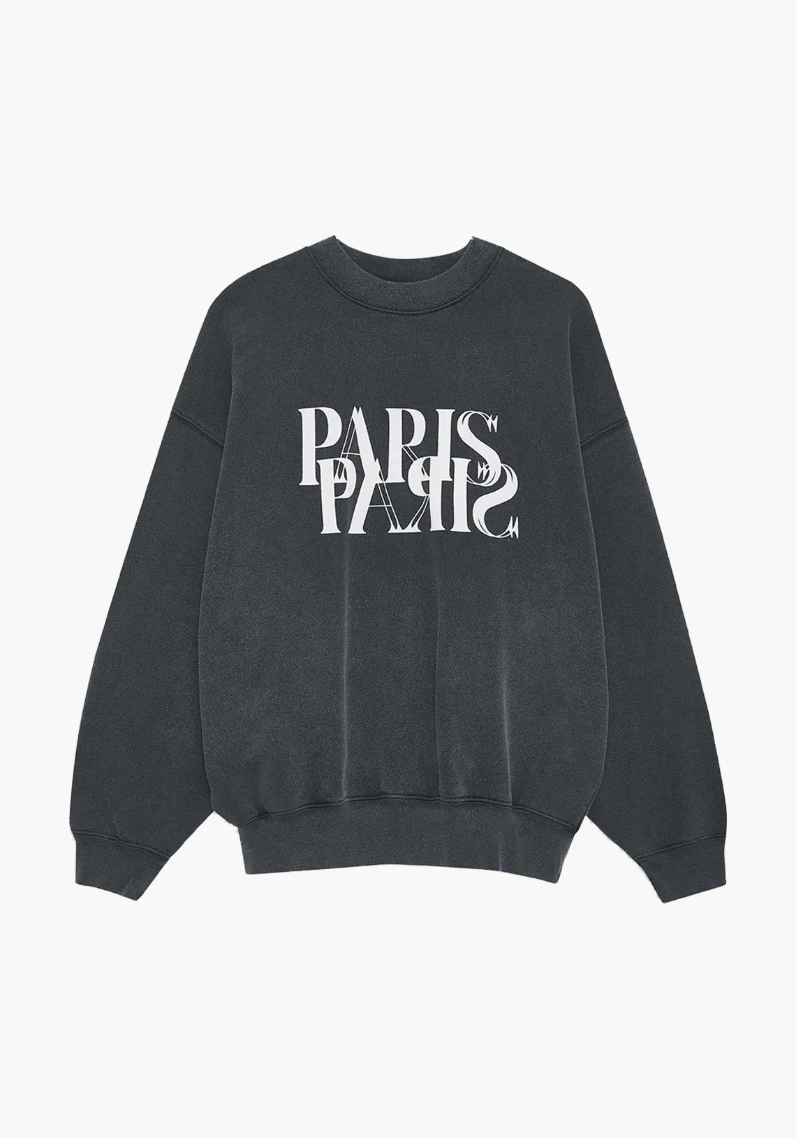 JACI SWEATSHIRT PARIS WASHED BLACK