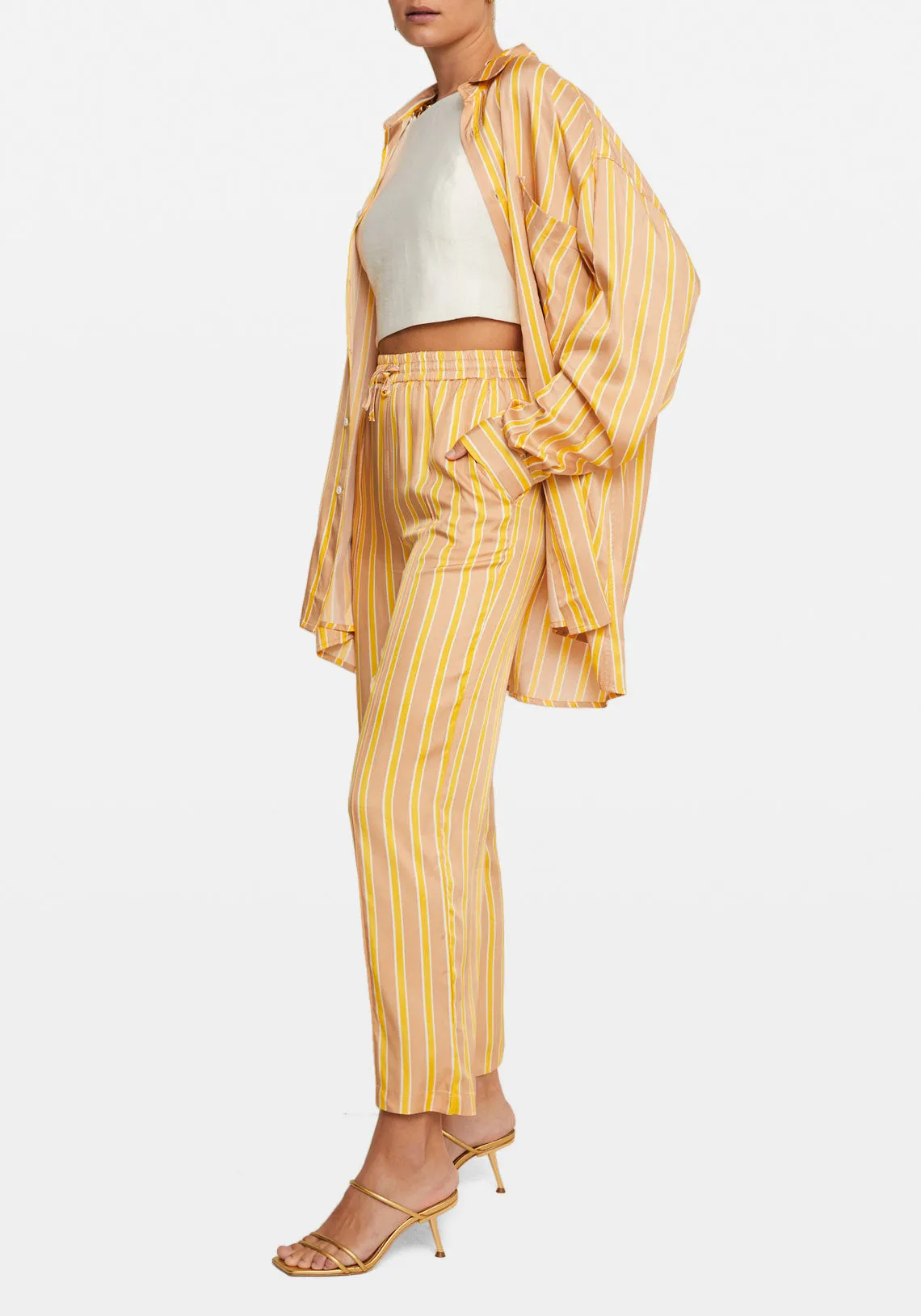 JORDAN PANTS YELLOW NUDE